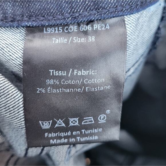 Longchamp Straight Leg Denim Jeans Blue Women's Size 38 Size 6 - Picture 6 of 7